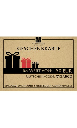 Geschenkkarte 50 EUR