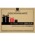 Geschenkkarte 200 EUR