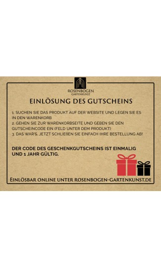 Geschenkkarte 100 EUR