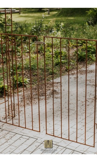 Rosenbogen ALEX mit Türen / Tor Spitze