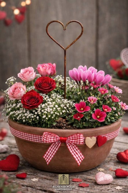 Gartenstecker HERZ 1