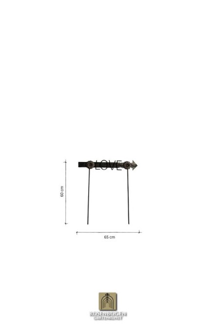 Gartenstecker LOVE