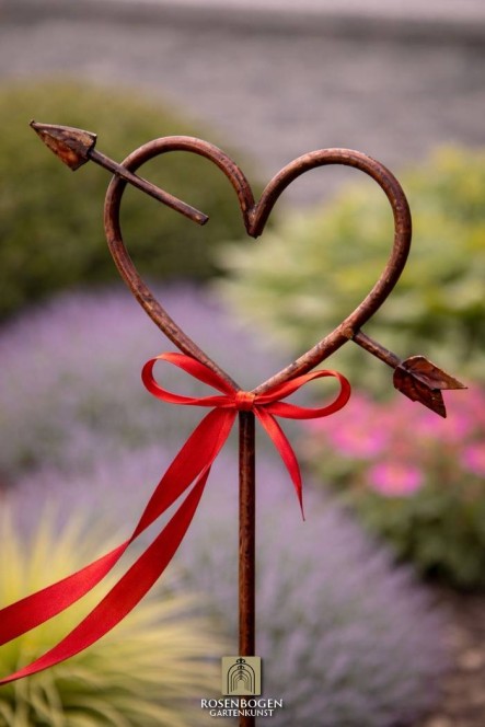 Gartenstecker HERZ 2