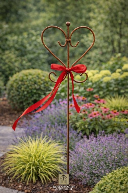 Gartenstecker HERZ 5
