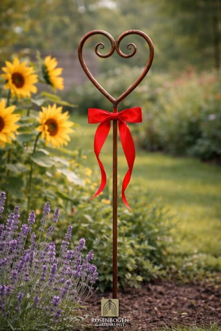 Gartenstecker HERZ 6