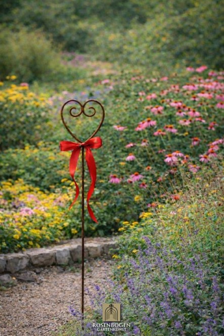 Gartenstecker HERZ 6