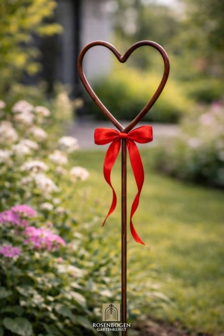Gartenstecker HERZ 7