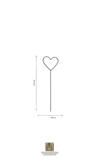 Gartenstecker HERZ 7