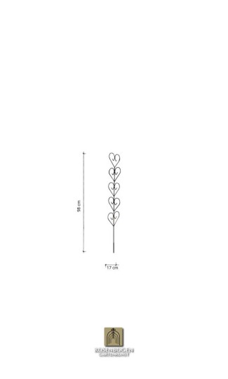 Gartenstecker HERZ 9