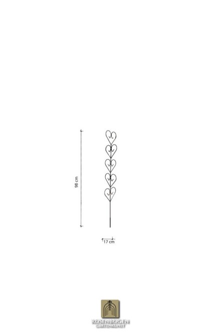 Gartenstecker HERZ 9