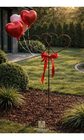 Gartenstecker HERZ 10