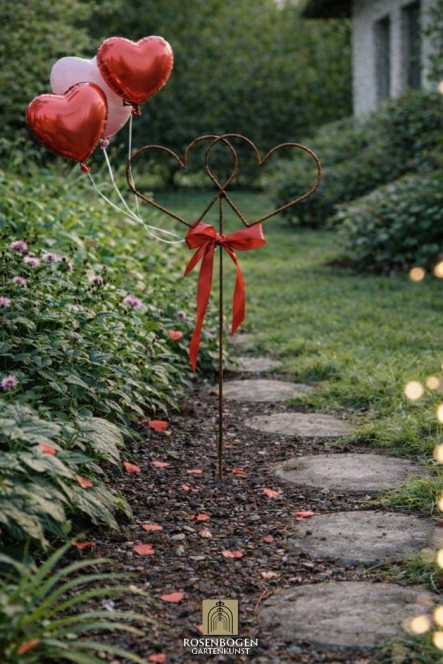 Gartenstecker HERZ 10