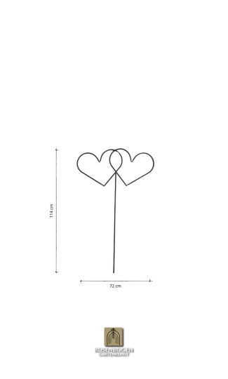 Gartenstecker HERZ 10