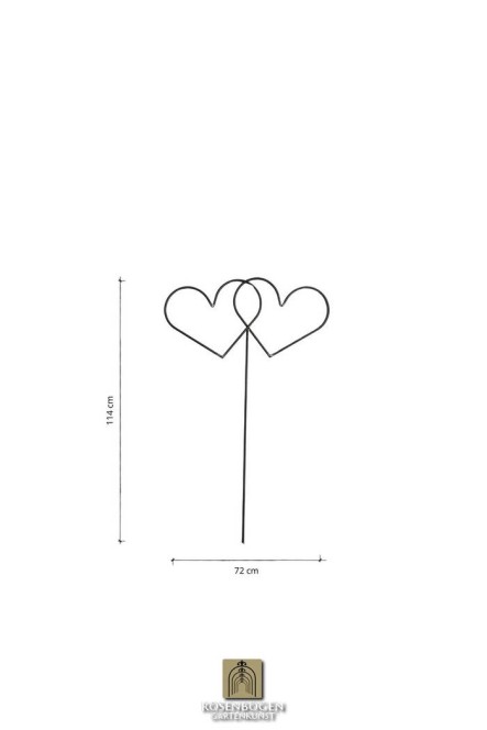 Gartenstecker HERZ 10