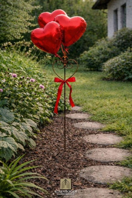 Gartenstecker HERZ 11