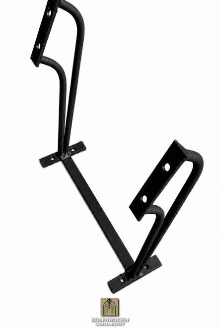 Rosenbogen OVAL aus Metall Rost 