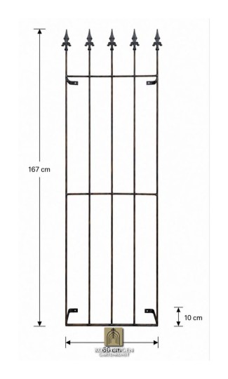 Rankgitter NIKLAS für Wand