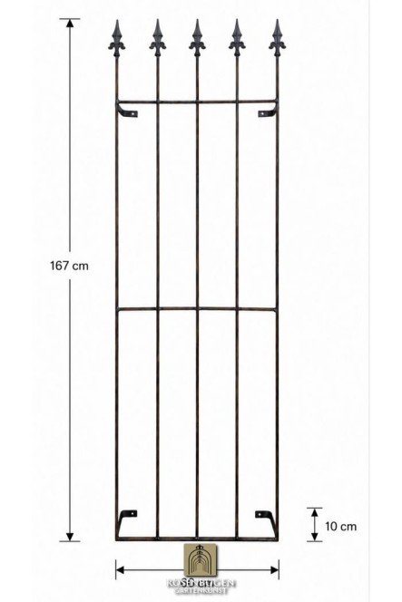 Rankgitter NIKLAS für Wand