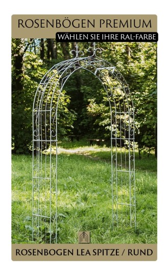 Rosenbogen PREMIUM LEA Rund / Lilie Spitze