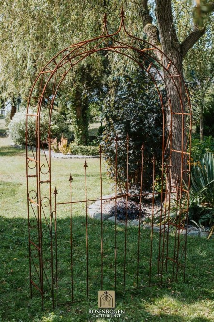 Rosenbogen ALEX mit Türen / Tor Spitze