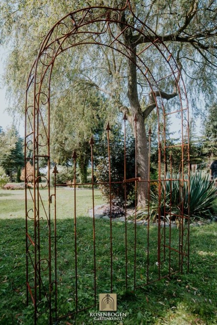 Rosenbogen ALEX mit Türen / Tor Spitze