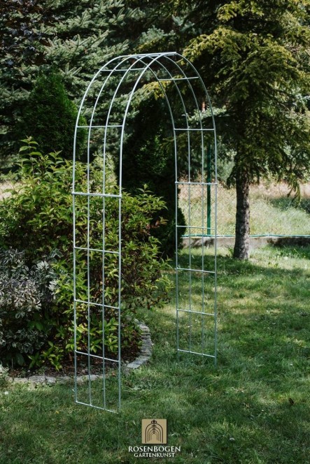 Rosenbogen LARA  aus Metall Verzinkt im Garten